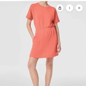 Spanx - Airessentials Cinched T-shirt Coral Mini Dress